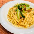 島子☆'s cooksnap of when they made 桜海老と小松菜のペペロンチーノ.