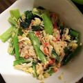 にゃんぴぴ★'s cooksnap of when they made 簡単！カニかまとチンゲン菜の玉子炒め.