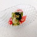 ちゃむズ's cooksnap of when they made 簡単♡たこときゅうりとわかめの酢の物.