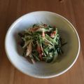みやさっこ's cooksnap of when they made 水菜とかにかまのしそポン酢和え.