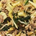 クックヌッコ☆'s cooksnap of when they made もやしとニラと豚肉のピリ辛炒め.