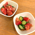 yuko_wam's cooksnap of when they made きゅうりとトマトの和風サラダ.