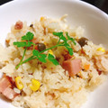 Rika☆Rin's cooksnap of when they made おうちごはん！きのことベーコンのピラフ.