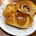 ♡ゆめの♡'s cooksnap of when they made 手捏ねパン☆ふわふわハムマヨロールパン★.