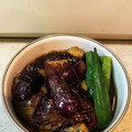 マコミコ's cooksnap of when they made ナスの揚げ浸し〜残った揚げ油を再利用.