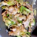 ぴかちヨ's cooksnap of when they made ネギ塩ダレで、豚バラとアスパラの炒めもの.