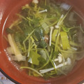 白リス's cooksnap of when they made 豆苗と長ネギと椎茸の中華スープ.