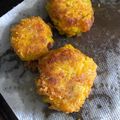 栗丸うさぎ's cooksnap of when they made 揚げないかぼちゃチーズコロッケ.