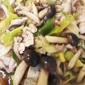 abcdefghｉｊ's cooksnap of when they made 作り置き☆豚肉と長ネギとしめじの煮物.