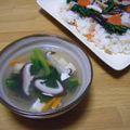 サオリ's cooksnap of when they made 春を浮かべて♪菜の花のお吸い物.