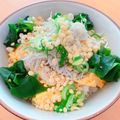 ☆３匹の子ぶた☆'s cooksnap of when they made アレンジ☆釜揚げしらす丼.