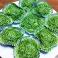 ニシコママ's cooksnap of when they made よもぎ蒸しパン.