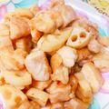 ☆３匹の子ぶた☆'s cooksnap of when they made 鶏胸肉×れんこん スイチリ照り焼き.