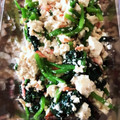 朔蔵Kitchen's cooksnap of when they made 菜の花と桜海老としらすの白和え.
