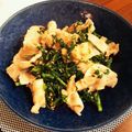 ♡maixxtm♡'s cooksnap of when they made 無農薬野菜　豚こまと春菊のサクッと炒め.