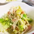 なおきんとん's cooksnap of when they made キャベツと玉ねぎのカニカマヨ.