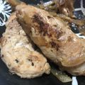 やーしー's cooksnap of when they made 鶏ムネ肉のニンニク味噌漬け焼き.