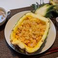 理恵蔵's cooksnap of when they made 気分は南国　◆パイナップルチャーハン◆.