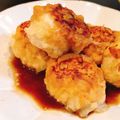 ふぉあぐら＊'s cooksnap of when they made チーズ入り照り焼きつくね.