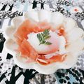 Satoco❋'s cooksnap of when they made 生ハムと温泉卵のお浸し.