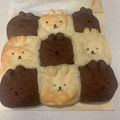 イヌクロ19's cooksnap of when they made かわいいくまさんのちぎりパン♡.