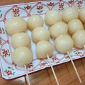 na_sann's cooksnap of when they made 乳卵不使用おやつ みたらし豆腐白玉.