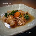 inyako's cooksnap of when they made 鶏肉の治部煮風.