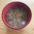 ボブナナ's cooksnap of when they made 生モズクのお味噌汁.