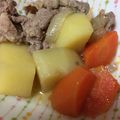 anemonenan's cooksnap of when they made ズボラ肉じゃが！美味しいよ～！.