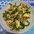うに子's cooksnap of when they made 節約70円♡ちくわと卵の塩バター炒め.