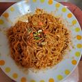 舞☆葉月's cooksnap of when they made プルダック ポックンミョンの作り方.