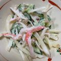 IMKI's cooksnap of when they made デリ風♪じゃが芋・胡瓜・カニカマサラダ♪.