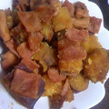 SatOｓHiｒO's cooksnap of when they made さつまいもと鶏肉の煮物.