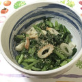 おはなすき's cooksnap of when they made 蕪の葉と竹輪のゴマ和え.