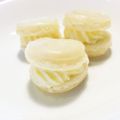 ＊waka's cooksnap of when they made 卵1個で36個！可愛いバニラミニマカロン.
