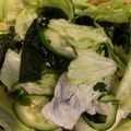 ♬タ〜リラリラ〜♬'s cooksnap of when they made わかめレタスきゅうり☆パリパリサラダ.