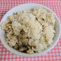 Nekozame's cooksnap of when they made あさりの炊き込みご飯♡.