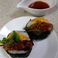 すかいmama☆'s cooksnap of when they made ★おにぎりバーガー★運動会のお弁当に♪.