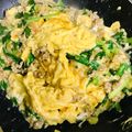–louis–'s cooksnap of when they made にら玉風★豚挽き肉とニラの卵炒め　.