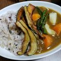 eringi博士's cooksnap of when they made ☆素揚げ野菜のっけレインボーカレー☆.