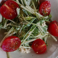 ごんべい君's cooksnap of when they made 水菜とささみのわさびマヨサラダ.