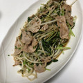 O凸O's cooksnap of when they made もやしと豚肉の黒酢炒め.