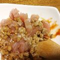 あーちぃのさりまん's cooksnap of when they made 驚愕レシピNo.18鮪と納豆の中華あへ～.