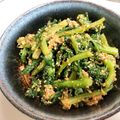 あんまかろん☆'s cooksnap of when they made レンジで簡単♪菊菜（春菊）のごま和え.