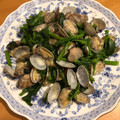てついく's cooksnap of when they made あさりと菜の花の酒蒸し.