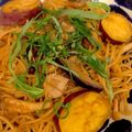 minekoaya's cooksnap of when they made さつまいも・きのこ♪バター醤油和風パスタ.