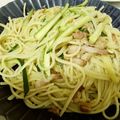 アロチマン's cooksnap of when they made シンプルでも奥が深いズッキーニスパゲティ.