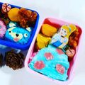 aaachan★★'s cooksnap of when they made 【キャラ弁】プリンセス弁当ラミネート加工.
