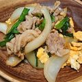夜盗エメラルド's cooksnap of when they made ご飯に！豚肉とにら玉ねぎのピリ辛味噌炒め.