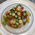 Macchia–to's cooksnap of when they made 野菜のテリーヌ夏野菜のオクラが♡.
